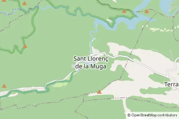 Mapa Sant Llorenç de la Muga