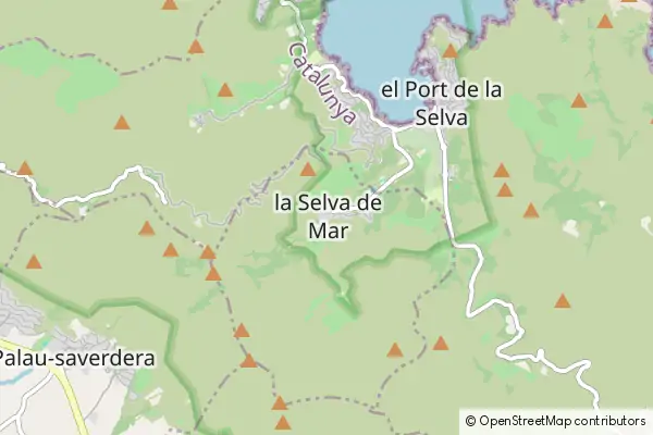 Mapa la Selva de Mar