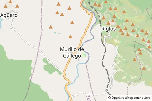 Mapa Murillo de Gállego