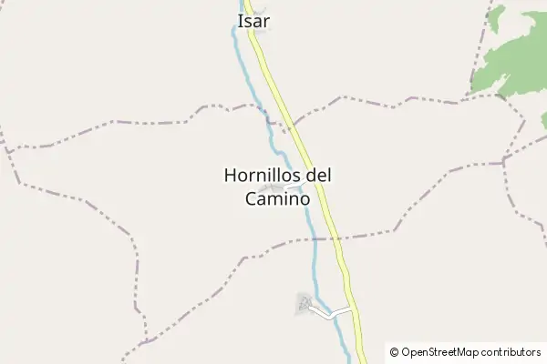 Mapa Hornillos del Camino