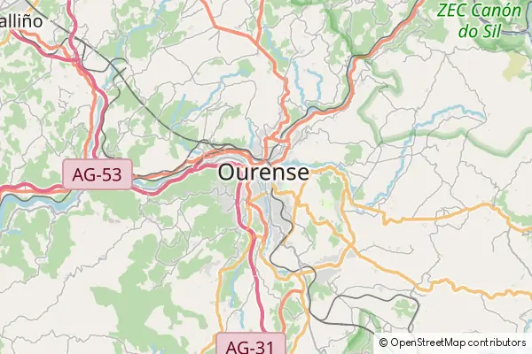 Mapa Orense