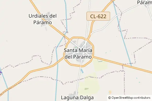 Mapa Santa María del Páramo