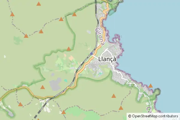 Mapa Llançà