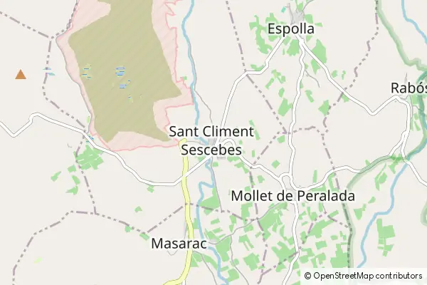 Mapa Sant Climent Sescebes