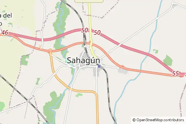 Mapa Sahagún