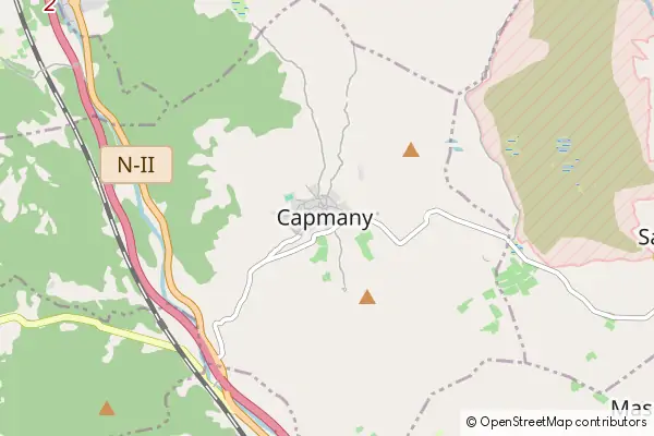 Mapa Capmany