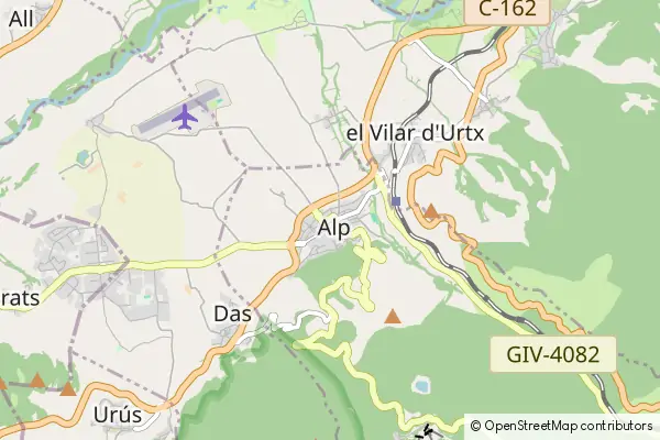 Mapa Alp