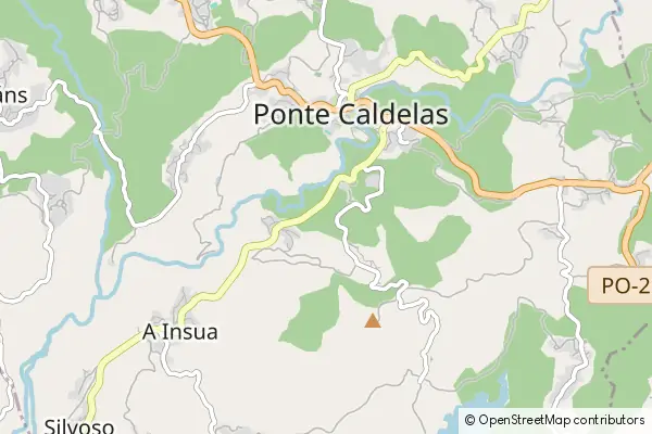 Mapa Ponte Caldelas