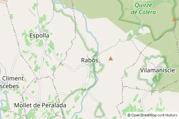 Mapa Rabós