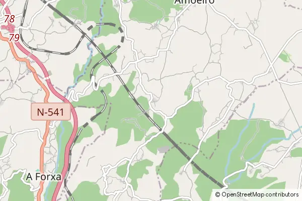 Mapa Amoeiro
