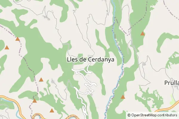 Mapa Lles de Cerdanya