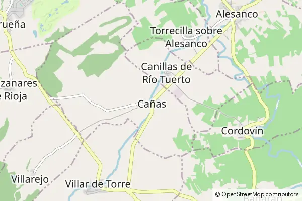 Mapa Cañas