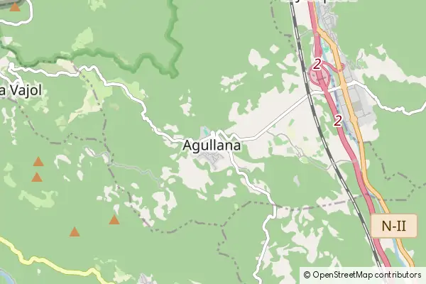 Mapa Agullana