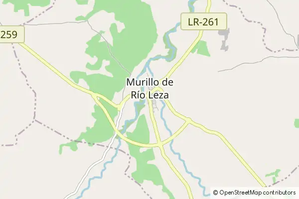 Mapa Murillo del Rio Leza
