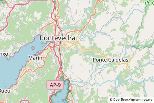 Mapa Pontevedra