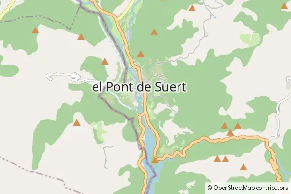 Mapa el Pont de Suert