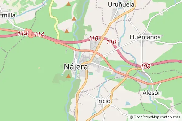 Mapa Nájera