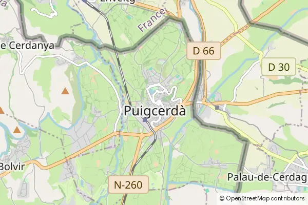 Mapa Puigcerdà