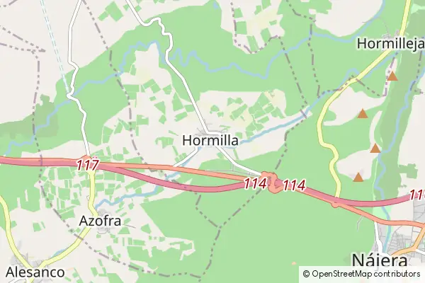 Mapa Hormilla