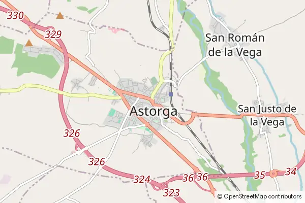 Mapa Astorga