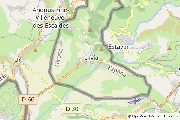 Mapa Llívia