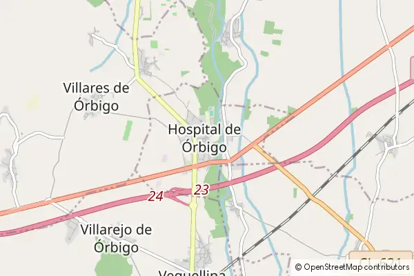 Mapa Hospital de Órbigo