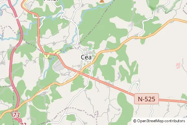 Mapa San Cristovo de Cea