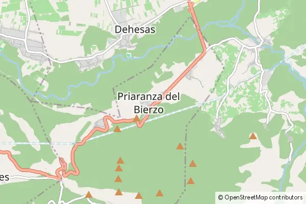 Mapa Priaranza del Bierzo