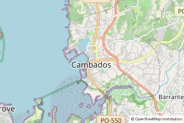 Mapa Cambados