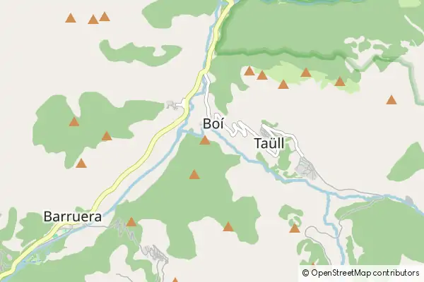 Mapa Vall de Boi