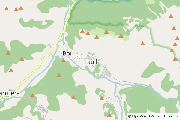 Mapa Taüll