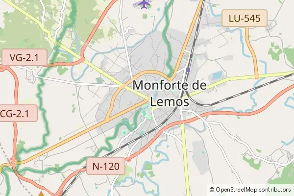 Mapa Monforte de Lemos