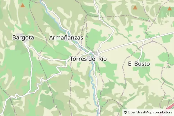 Mapa Torres del Río