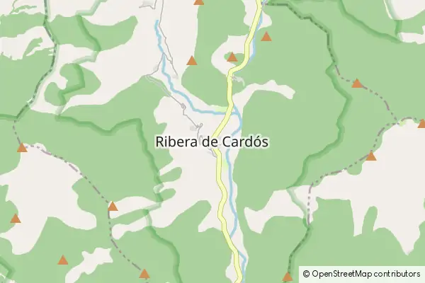 Mapa Ribera de Cardós