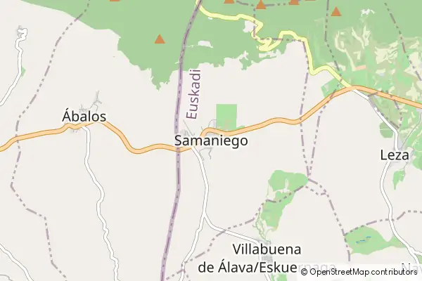 Mapa Samaniego