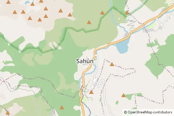 Mapa Sahún