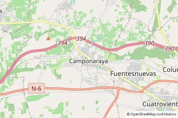 Mapa Camponaraya