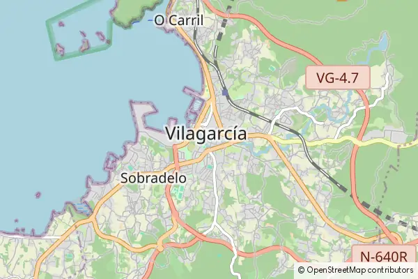 Mapa Vilagarcía de Arousa