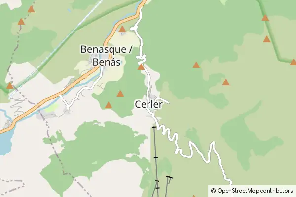 Mapa Cerler