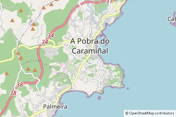 Mapa A Pobra do Caramiñal