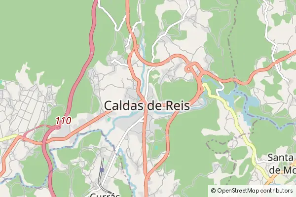 Mapa Caldas de Reis