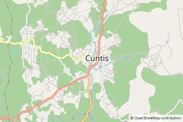 Mapa Cuntis