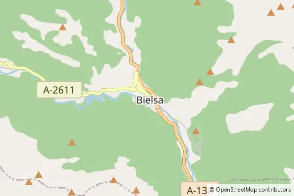 Mapa Bielsa