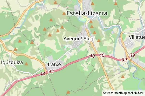 Mapa Ayegui