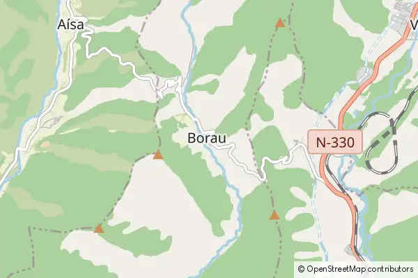 Mapa Borau