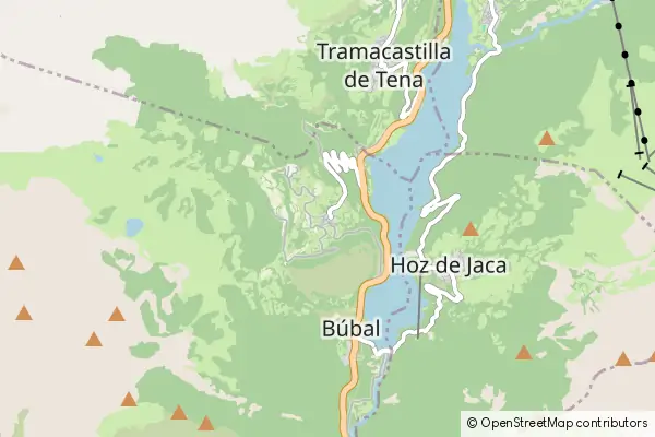 Mapa Piedrafita de Jaca