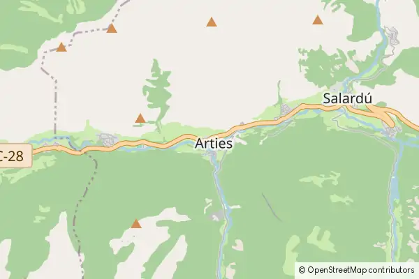 Mapa Artiés