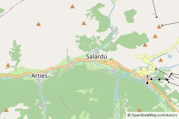 Mapa Salardú