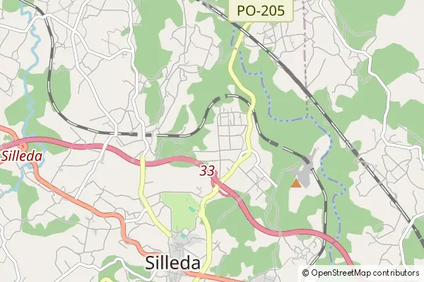 Mapa Silleda