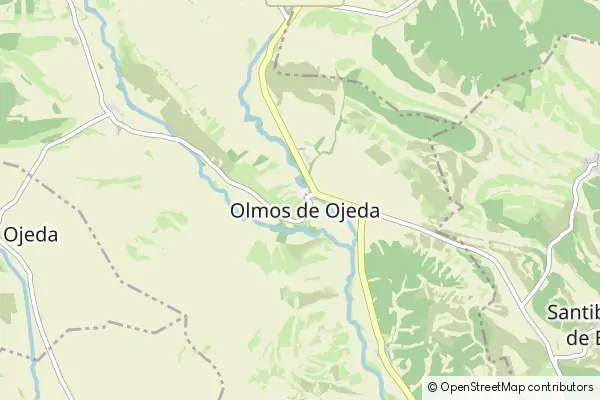 Mapa Olmos de Ojeda